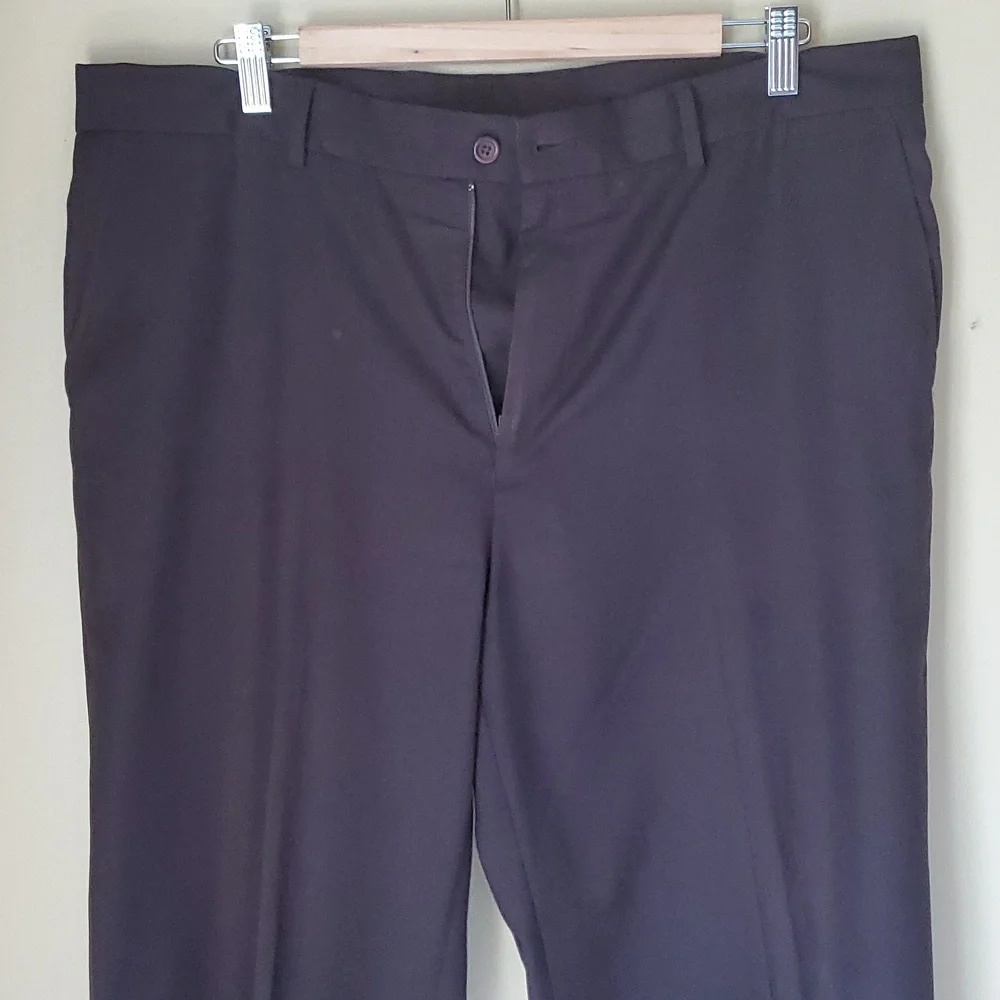 Perry Ellis brown men's dress pants - Picture 2 of 9